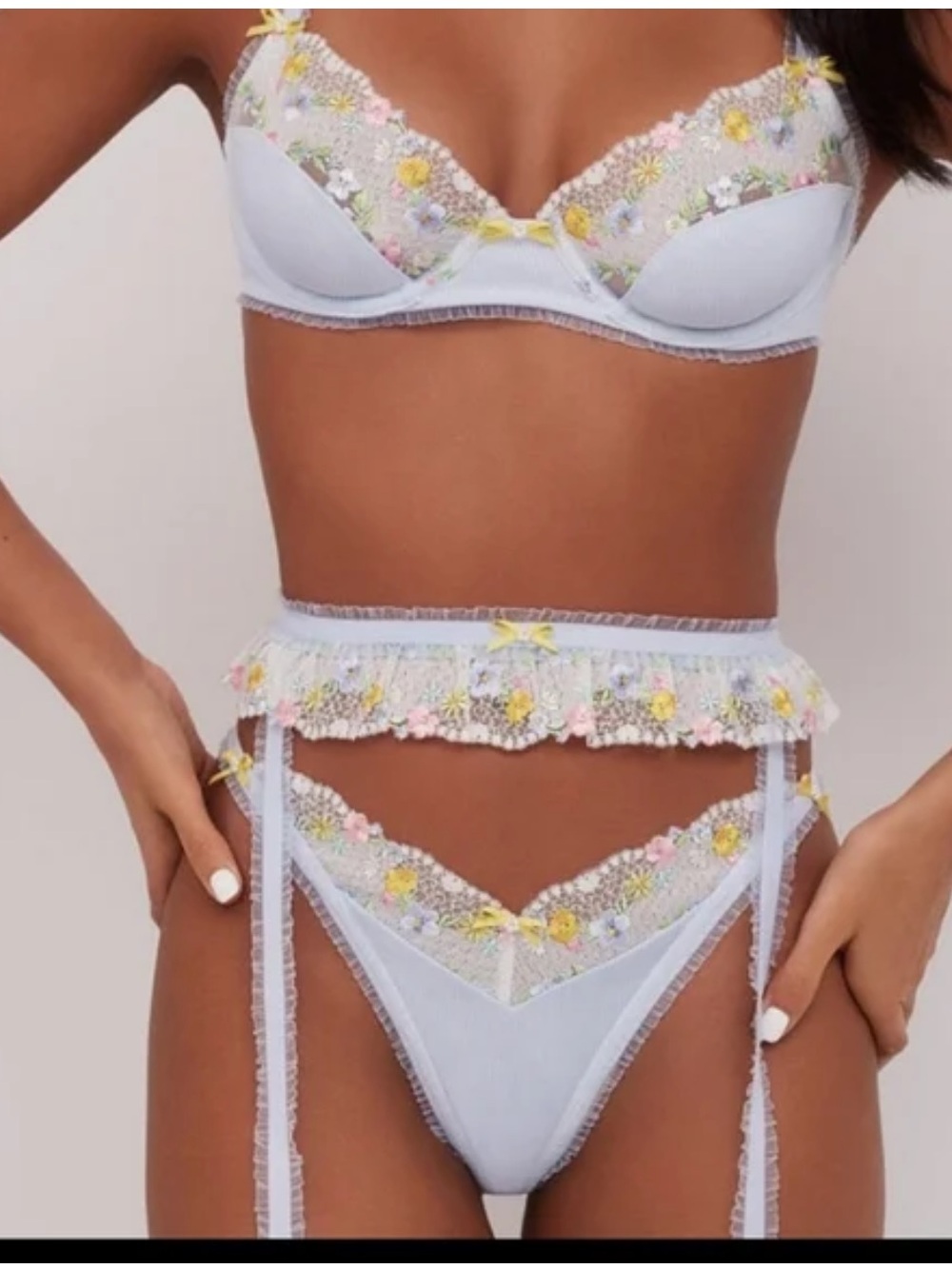 For love and lemons Paloma thong size L new with tags - matching bra available